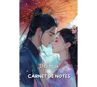 Mes dramas en carnet de notes: Journal à remplir, stylé illustré et colorié pour tous noter - inspiré des kdramas, cahier à compléter A5 15,24 x 22,86 cm