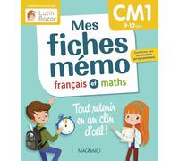Mes fiches mémo Français et Mathématiques CM1: Une collection conçue par Lutin Bazar - Tout retenir en un clin d'oeil