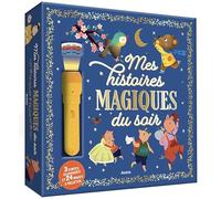 Mes histoires magiques du soir: 3 contes classiques et 24 images à projeter, avec une lampe projecteur offerte