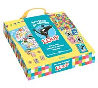 Mes Jeux DE Voyage Loup: Avec 1 jeu de l'oie, 1 jeu Serpents et échelle, 1 jeu de Carte le Mini bac, 4 pions en Bois et aimantés, 2 dés en Bois