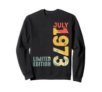Mes Julio 1973 Año 1973 Retro 1973 Vintage 1973 Desde 1973 Sudadera