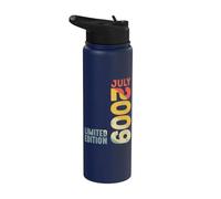 Mes Julio 2009 Año 2009 Retro 2009 Vintage 2009 Desde 2009 Stainless Steel Insulated Water Bottle