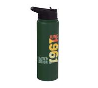 Mes Junio 1961 Año 1961 Retro 1961 Vintage 1961 Desde 1961 Stainless Steel Insulated Water Bottle