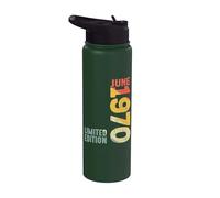 Mes Junio 1970 Año 1970 Retro 1970 Vintage 1970 Desde 1970 Stainless Steel Insulated Water Bottle