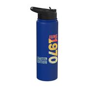 Mes Junio 1970 Año 1970 Retro 1970 Vintage 1970 Desde 1970 Stainless Steel Insulated Water Bottle