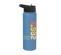 Mes Junio 1982 Año 1982 Retro 1982 Vintage 1982 Desde 1982 Stainless Steel Insulated Water Bottle
