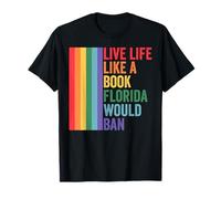 Mes LGBT vintage vive la vida como un libro que Florida prohibiría Camiseta