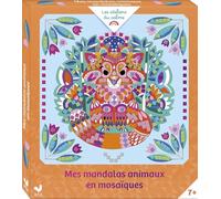 Mes mandalas animaux en mosaïques: Coffret avec matériel