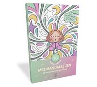 Mes mandalas zen et mes pensées positives: 20 cartes à colorier