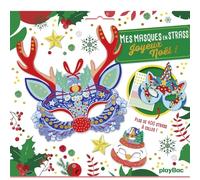 Mes masques en strass Joyeux Noël !: Avec 400 strass dont 5 maxi !