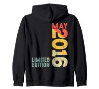 Mes Mayo 2016 Año 2016 Retro 2016 Vintage 2016 Desde 2016 Sudadera con Capucha