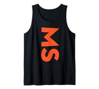 Mes, Mes de Concientización sobre la Esclerosis Múltiple Texto Grande Camiseta sin Mangas