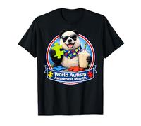 Mes Mundial de Concienciación sobre el Autismo, Jigsaw Puzzle Panda Milkshake Camiseta