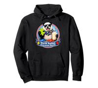 Mes Mundial de Concienciación sobre el Autismo, Jigsaw Puzzle Panda Milkshake Sudadera con Capucha