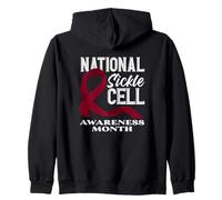 Mes Nacional de Concientización sobre Células Sudadera con Capucha