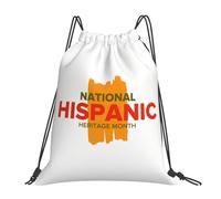 Mes Nacional De La Herencia Hispana 2025 Unisex Bolsa De Deporte Ajustable Mochilas Deportiva Impermeable Bolsa De Gimnasio Para Acampada Senderismo Fútbol