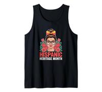 Mes Nacional de la Herencia Hispana Latina Power Women Camiseta sin Mangas