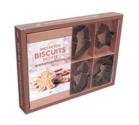 Mes petits biscuits de fête: 6 emporte-pièces et un livre avec plus de 20 recettes pour se régaler !