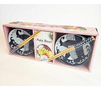 Mes petits Poké Bowls: Coffret avec 2 bols, 2 paires de baguettes et 1 livre: 13682