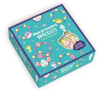 Mes premiers bracelets trop mignons: Coffret avec plus de 130 perles en bois, 2 fils élastiques et le pas à pas illustré (Petites pousses - Coffret)