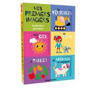 Mes premiers imagiers: 6 petits livres qui brillent : Les véhicules ; Dans le ciel ; Au parc ; A table ! ; Les animaux de compagnie