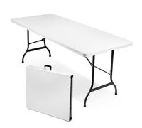 Mesa 180 x 75 cm resina plegable maleta plegable picnic 45065