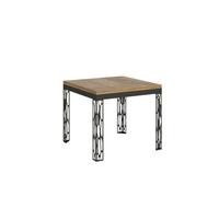 Mesa abatible 90x90/180 cm Ghibli Libra estructura Antracita