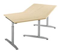 Mesa adicional, de altura regulable entre 650 - 850 mm 45° para montar a la izquierda