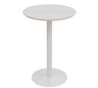 Mesa alta de mármol para desayuno, moderna mesa de comedor para cóctel, bistró, 75 cm de alto, mesa auxiliar de altura de mostrador, elegante mesa de café y teléfono para el hogar y la cocina