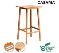 Mesa alta Granada madera teca 110x58x58cm