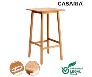 Mesa alta Granada madera teca 110x58x58cm