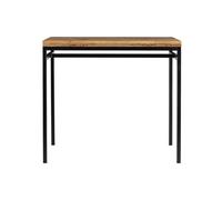 Mesa alta industrial en mango y metal negro YPSTER