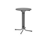 Mesa alta plegable diámetro 70 cm gris 14_0002374