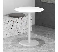 Mesa Alta Redonda Moderna, 40,5×62/72 cm de Altura, Mesa Auxiliar, Mesa de cóctel con Pedestal Robusto para balcón, Bar en casa, cafetería, Comedor Comercial, Lugares de postres