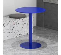 Mesa Alta Redonda Moderna, 40,5×62/72 cm de Altura, Mesa Auxiliar, Mesa de cóctel con Pedestal Robusto para balcón, Bar en casa, cafetería, Comedor Comercial, Lugares de postres