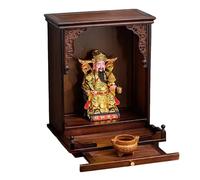 Mesa Altar Espiritual de Madera Maciza Pequeña Mesa del Altar para Uso Espiritual Gabinete de Altar para Escritorio o Pared para Adoración en el Hogar y Oración(Desktop,55x36x55cm)