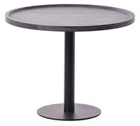Mesa auxiliar aspen madera gris ø 60 cm