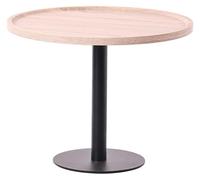 Mesa auxiliar aspen madera roble ø 60 cm