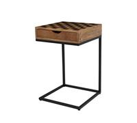 Mesa auxiliar avola 42x42x66 beige 42 cm