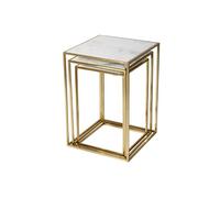 Mesa auxiliar avola 46x46x66 oro 46 cm