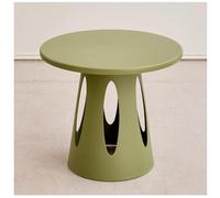 Mesa Auxiliar Circular, Pequeña Mesa De Centro, Plástico Resistente Al Agua Y Duradero, Redondo Moderno Mesa Auxiliar Educación Física Para Sala De Estar, Dormitorio, Cabecera, M(Size:50x48cm,Color:4)