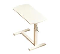 Mesa Auxiliar con Ruedas para Comer en la Cama Mesas Auxiliares para Salon | Mesa Regulable Altura para Sofá, Salón y Dormitorio, 80 x 40 x 61.5/90.5 Cm, Marco de Metal, Mesa Portatil