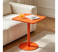 Mesa auxiliar cuadrada pequeña con kit de instalación, mesas altas de barra con base ponderada, mesa de cóctel, mesita de noche decorativa para sala de estar, dormitorio, oficina, club(70x70x73cm)