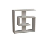 Mesa auxiliar de 4 estantes blancas h57 cm - saly