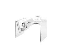 Mesa auxiliar de acrílico, moderna mesa de centro transparente para sala de estar, elegante mesa auxiliar de sofá, muebles funcionales de biblioteca, solución de almacenamiento elegante