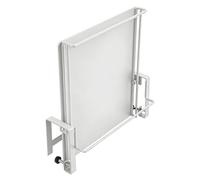 Mesa auxiliar de cocina plegable - Iron 28 x 25,5 x 10,8 cm | Wall Mounted Foldable Desk Space-Saving Floating Table | Compact Utility Shelf For Laundry Office Balcony Bedroom RV Apartment Studio Use