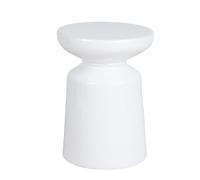 Mesa auxiliar de gres blanco