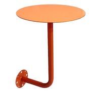 Mesa auxiliar de hierro forjado montada en la pared para restaurantes, bistrós, cafeterías, diseño que ahorra espacio, elegante y duradera, perfecta para espacios pequeños y decoración moderna