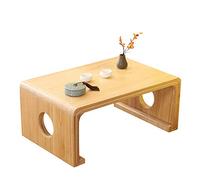 Mesa auxiliar de madera maciza, exquisita mesa de café de estilo vintage para dormitorio, balcón, sala de libros, ocio, muebles para la hora del té