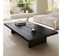 Mesa auxiliar de pino macizo, mesa central moderna hecha a mano para sala de estar, mesa baja de estilo rústico, decoración versátil del hogar, ideal para dormitorio y cocina